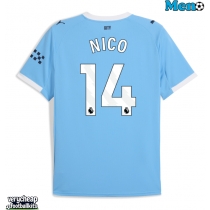 Manchester City Nico Gonzalez #14 Replica Home Shirt 2025-26 Short Sleeve